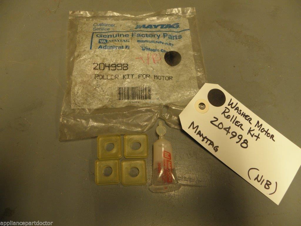 Maytag Washer 204998 Motor Roller Kit NEW IN BOX Maytag Washer 204998 Motor Roller Kit NEW IN BOX